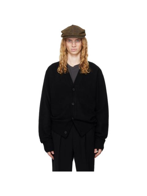 RAINMAKER KYOTO Black Oneside Raglan Sleeve Cardigan