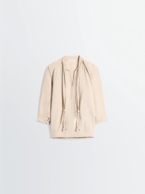 Lemaire BLOUSE WITH SCARF IN CREPE COTTON
