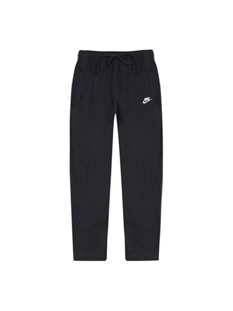 Nike Nike Logo Embroidered Sports Training Knit Long Pants Black BV2766-010