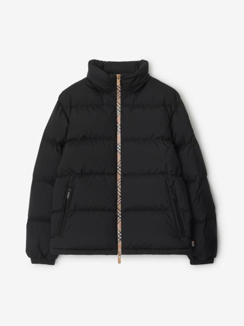 Burberry Checker-tape Snowdon Puffer Jacket