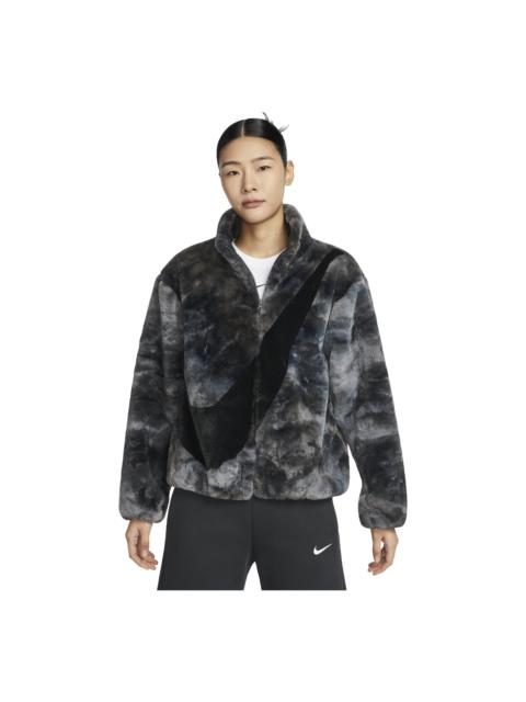 Nike (WMNS) Nike Big Swoosh Sportswear Jacket 'Black' HQ4871-010