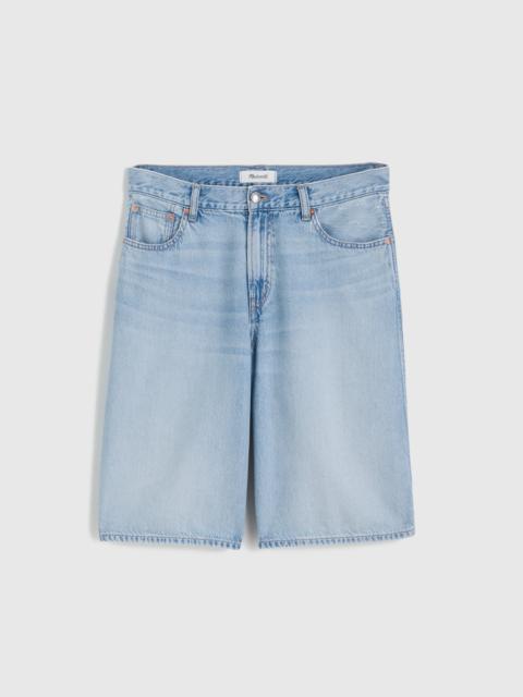 Madewell The V-Waist Bermuda Short in Airy Denim
