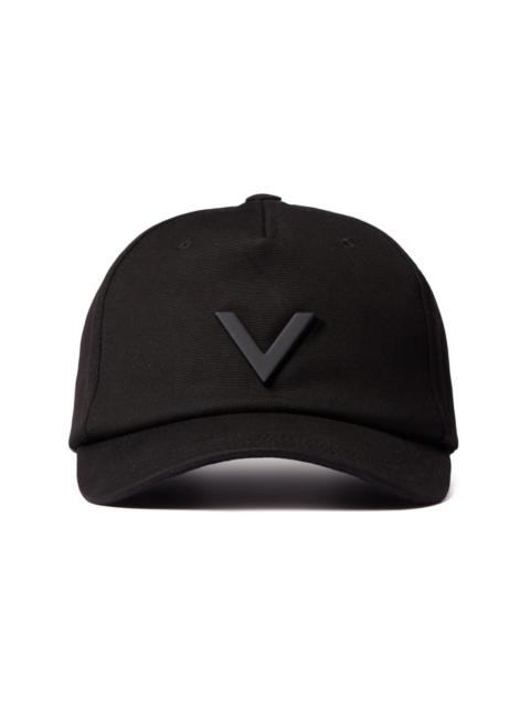 V-logo cotton baseball cap