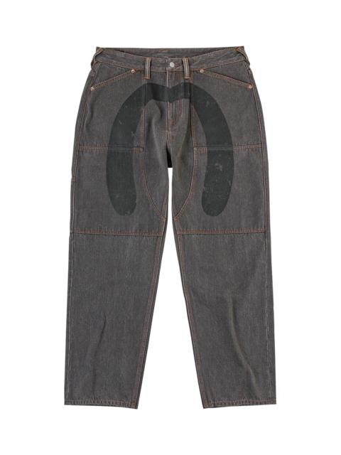EVISU Daicock Pigment Dyed Side-pocket Jeans