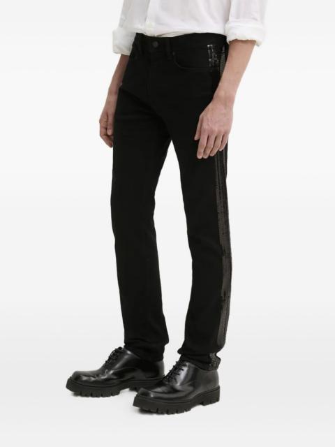 HUGO sequin-embellished jeans