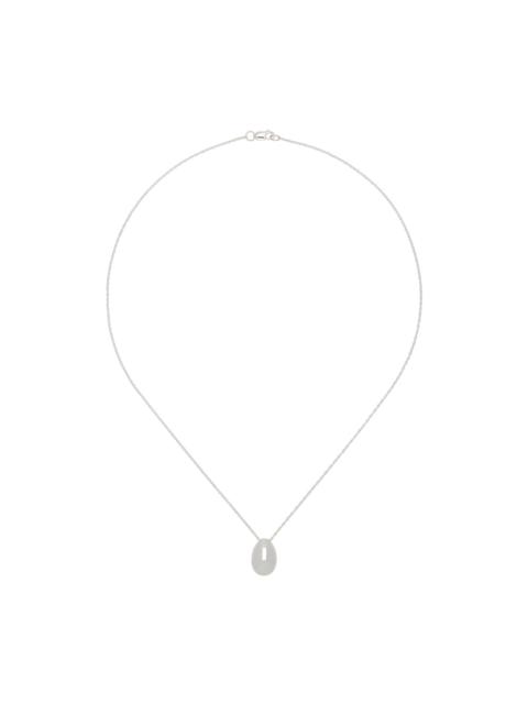 Sophie Buhai Silver Tiny Egg Pendant Necklace
