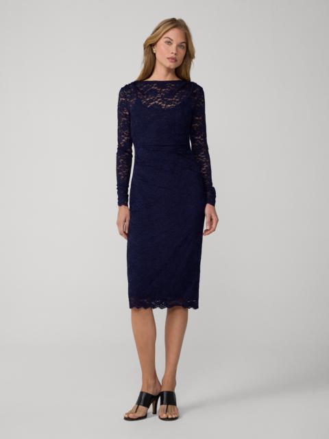DIANE VON FURSTENBERG Darrius Lace Long Sleeve Dress