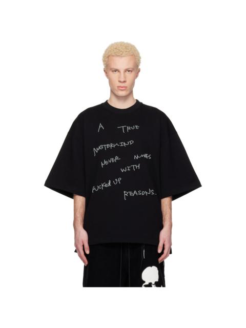 MASTERMIND WORLD Black MW Decorated SS Sweatshirt