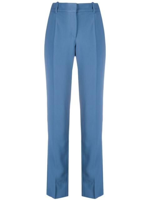 EMPORIO ARMANI high-waist slim trousers