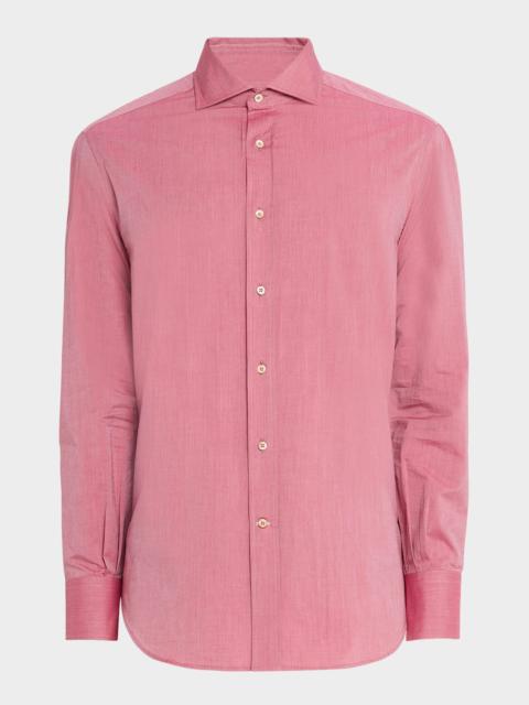 Brunello Cucinelli Men's Cotton Slim-Fit Button-Down Shirt