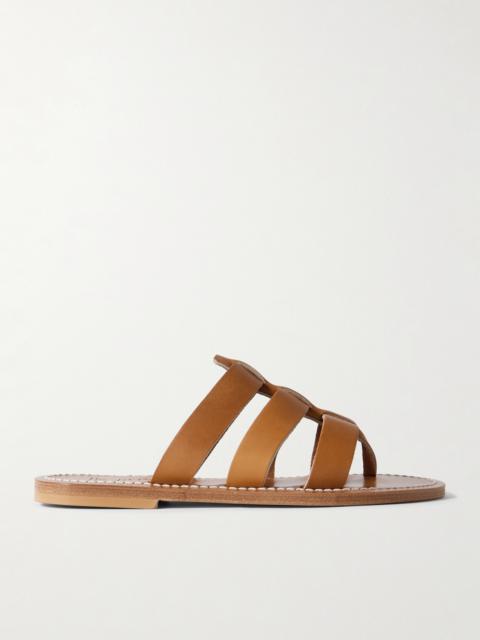 K.JACQUES Dolon Cutout Leather Slides