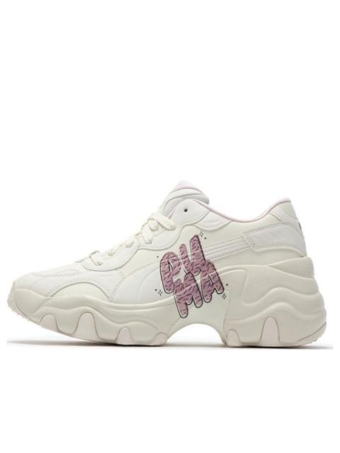 PUMA (WMNS) PUMA Pulsar Wedge Logo Play 'White Pink' 395450-01