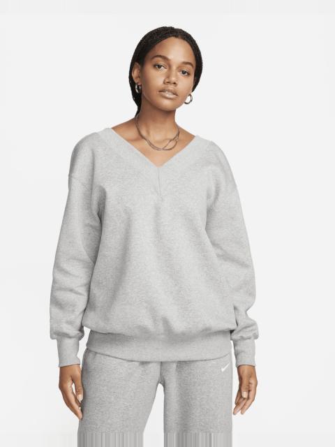 Nike Sportswear Phoenix Fleece Women's Oversized V-Neck Sweatshirt