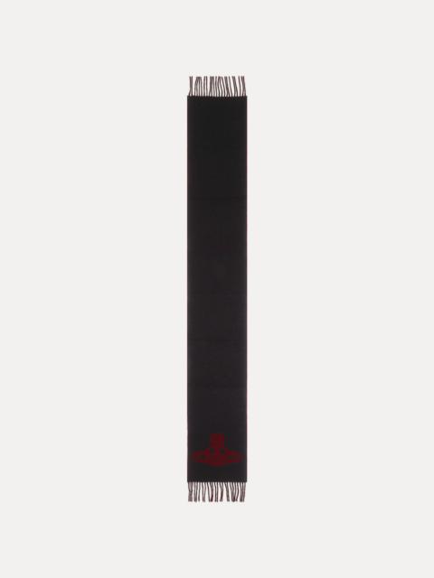 Vivienne Westwood DOUBLE FACE SINGLE ORB SCARF