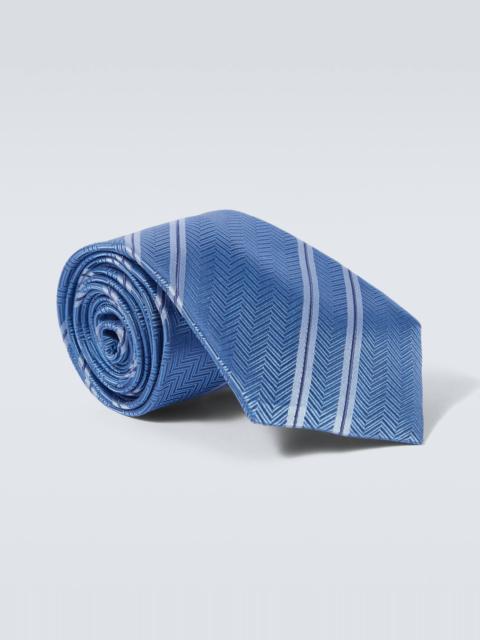Brunello Cucinelli Striped silk tie