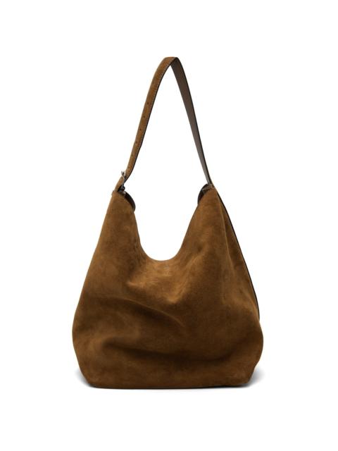 TOTEME Tan Belted Suede Tote