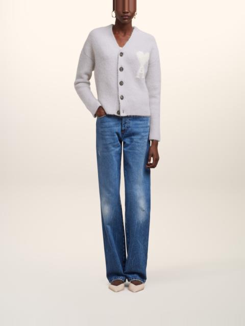 AMI Paris CLOUDY WOOL AMI DE COEUR CARDIGAN