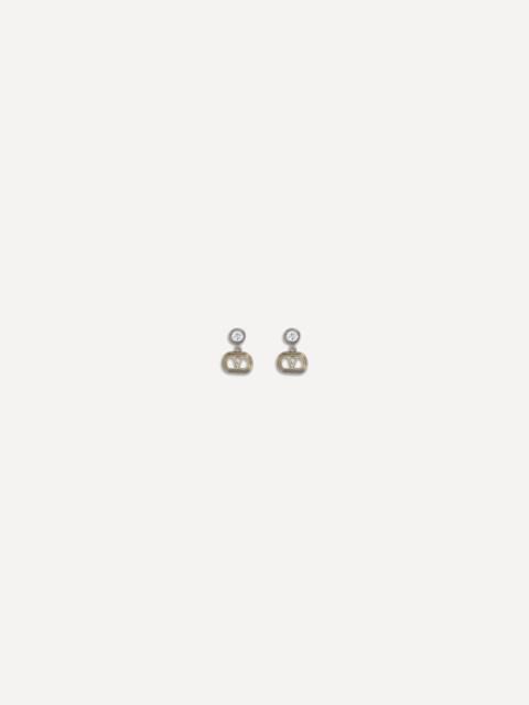Valentino Ovalette Earrings in metal and Swarovski® crystals