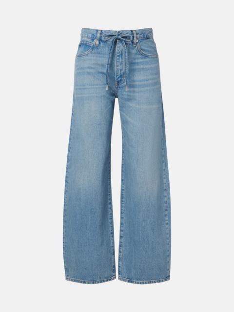 FRAME Off Duty wide-leg jeans