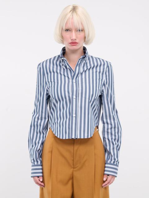 Cropped Stripe Shirt