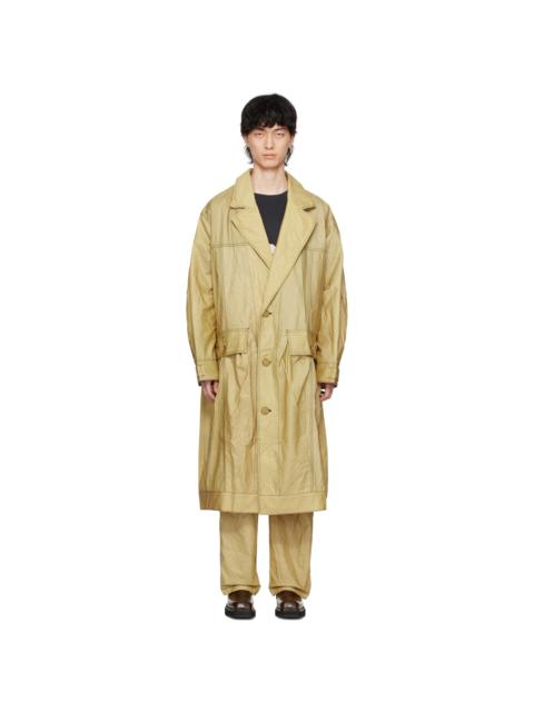 ECKHAUS LATTA Beige Coated Trench Coat