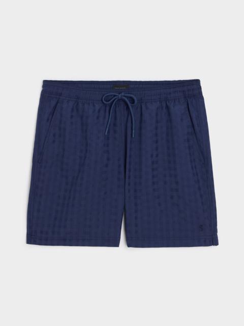 TODD SNYDER 5" Seersucker Montauk Swim Trunk