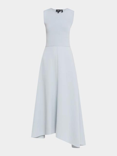 Theory Sleeveless Flared Midi Dress