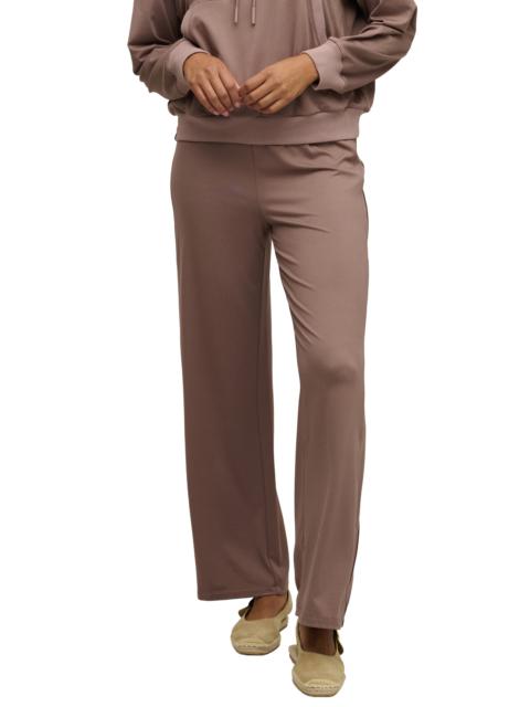 Barefoot Dreams barefoot dreams Butterchic Piped Wide Leg Pants in Sable