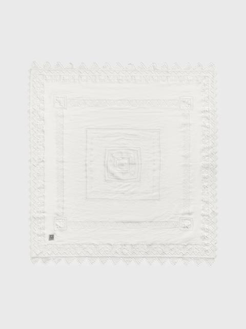 TOTEME Lace scarf white