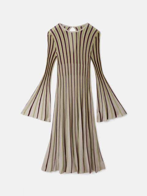 Stella McCartney Lurex Rib Knit Midi Dress