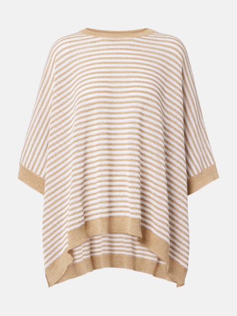 Brunello Cucinelli Knitted striped top
