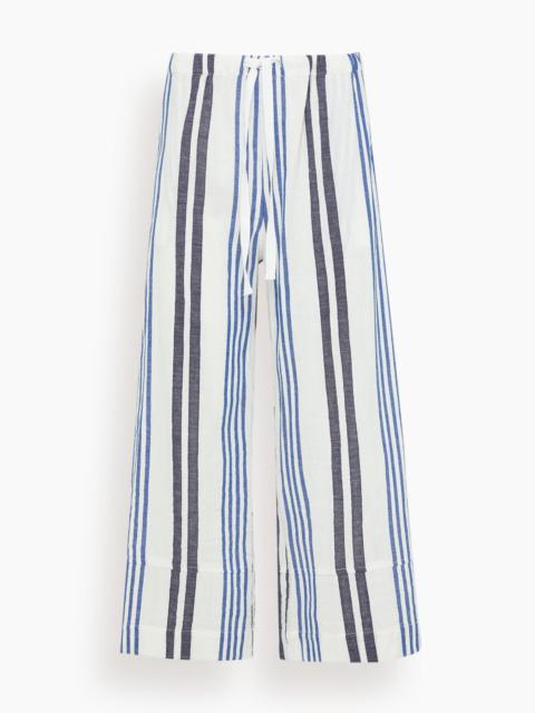 lemlem Desta Pants in Marina Blue