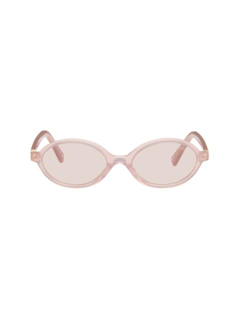 Miu Miu Pink Miu Regard Sunglasses