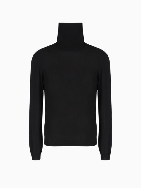 GIORGIO ARMANI Cashmere mock-neck jumper