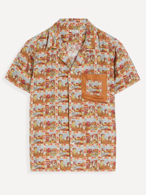 BODE Cowboy Comic Short-Sleeve Shirt