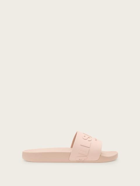 ALLSAINTS BIGGY SLIP ON LOGO SLIDERS