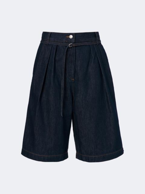 Dries Van Noten Belted denim shorts