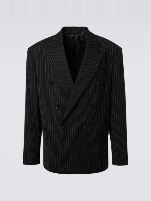 Acne Studios Striped double-breasted blazer