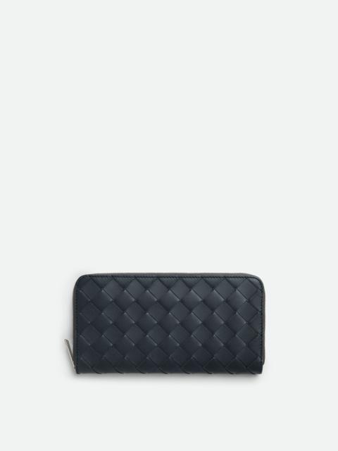 Bottega Veneta Intrecciato Zip Around Wallet