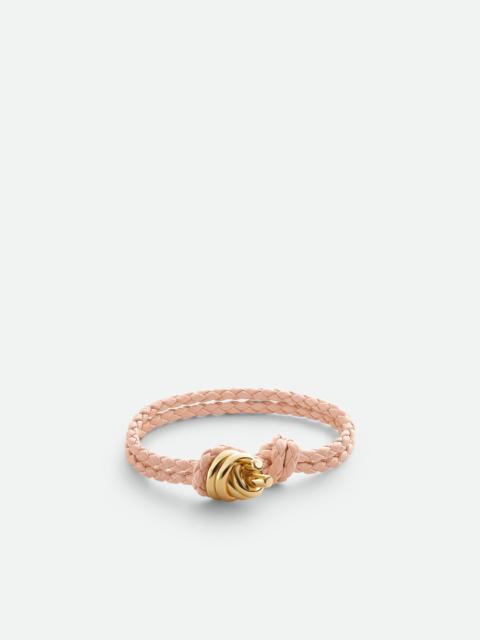 Bottega Veneta Knot Leather Bracelet