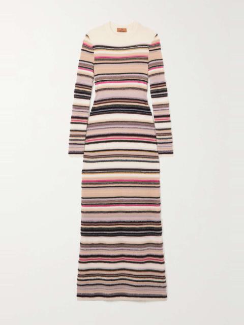 Missoni Striped jacquard-knit maxi dress
