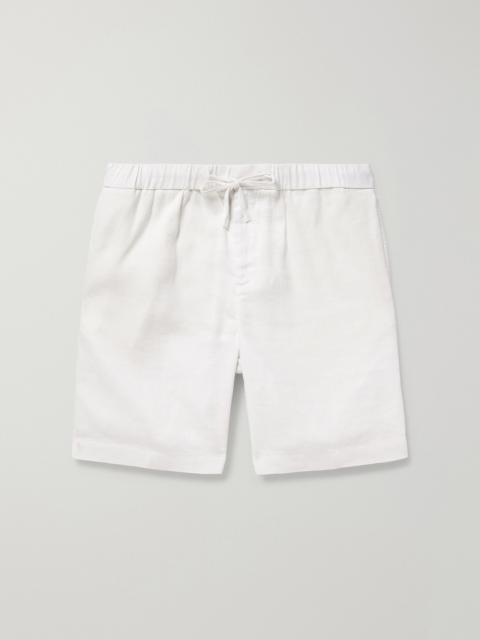 FRESCOBOL CARIOCA Felipe Straight-Leg Linen and Cotton-Blend Drawstring Shorts