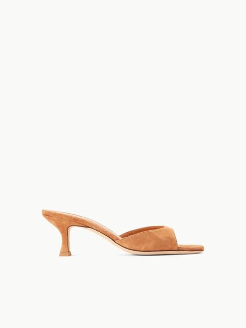 STAUD STAUD BRIGITTE MULE TAN SUEDE