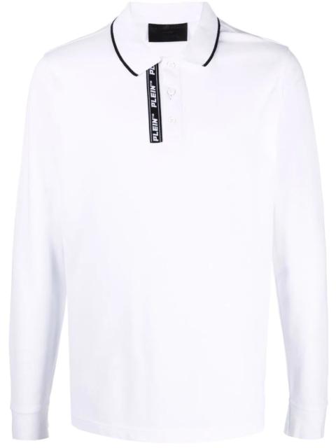 PHILIPP PLEIN logo embroidered polo shirt