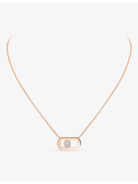 MESSIKA So Move 18ct gold and 0.65ct diamond pendant necklace