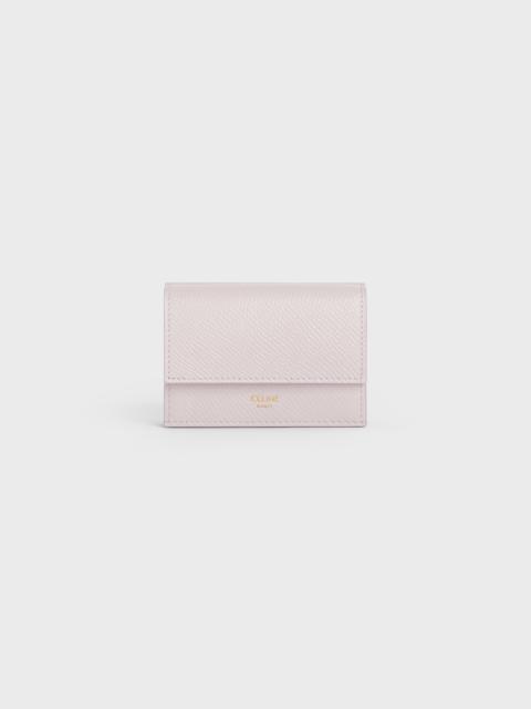 CELINE Folded Wallet in Grained Calfskin