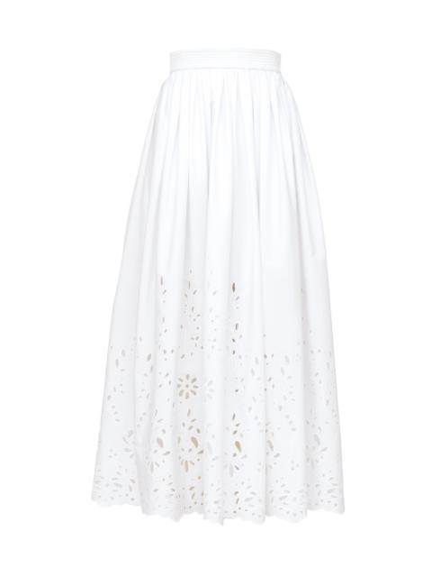 EMBROIDERED MID-LENGTH SKIRT