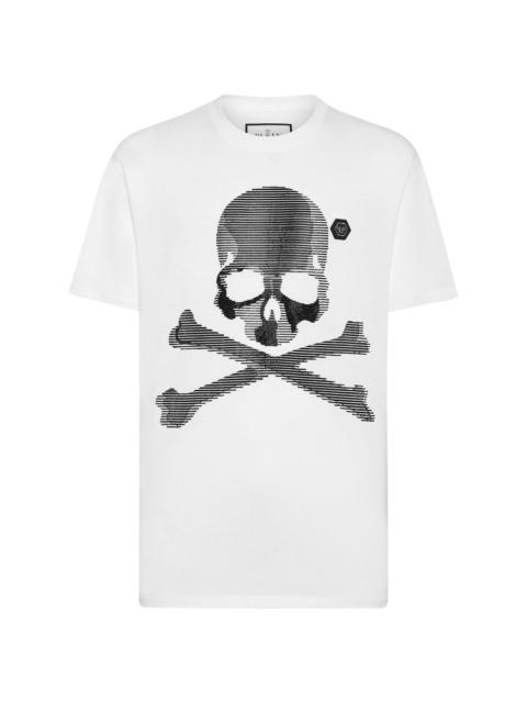 skull-print cotton T-shirt