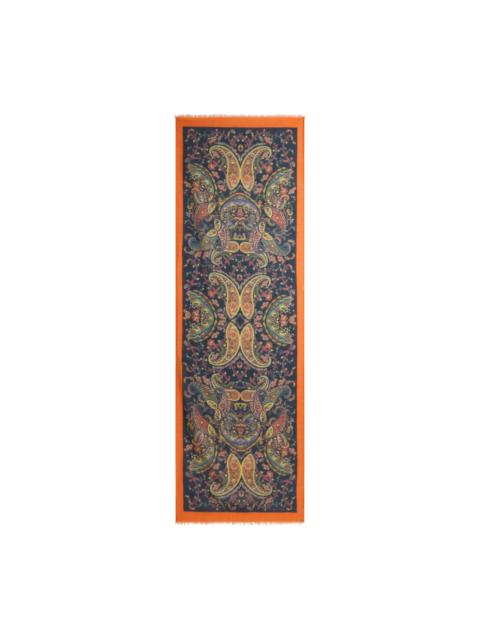 Etro floral paisley-pattern scarf