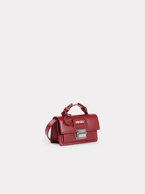KENZO 'Rue Vivienne' miniature leather bag with strap